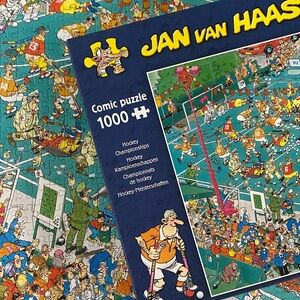 Jumbo Jan Van Haasteren 1000 puzzle “Hockey Championships” comic jigsaw 2020